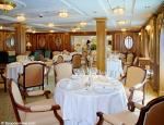 ID 2957 MILLENNIUM (2000/90288grt/IMO 9189419. Renamed CELEBRITY MILLENNIUM in 2009) - The OLYMPIC dining room on Plaza Deck. The wood panelling is taken from the old Cunard liner OLYMPIC, sister to the...